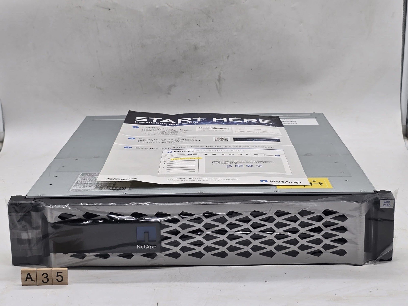 NetApp AFF C190 All-Flash Storage Array Dual Controller No SSDs Excellent Condit