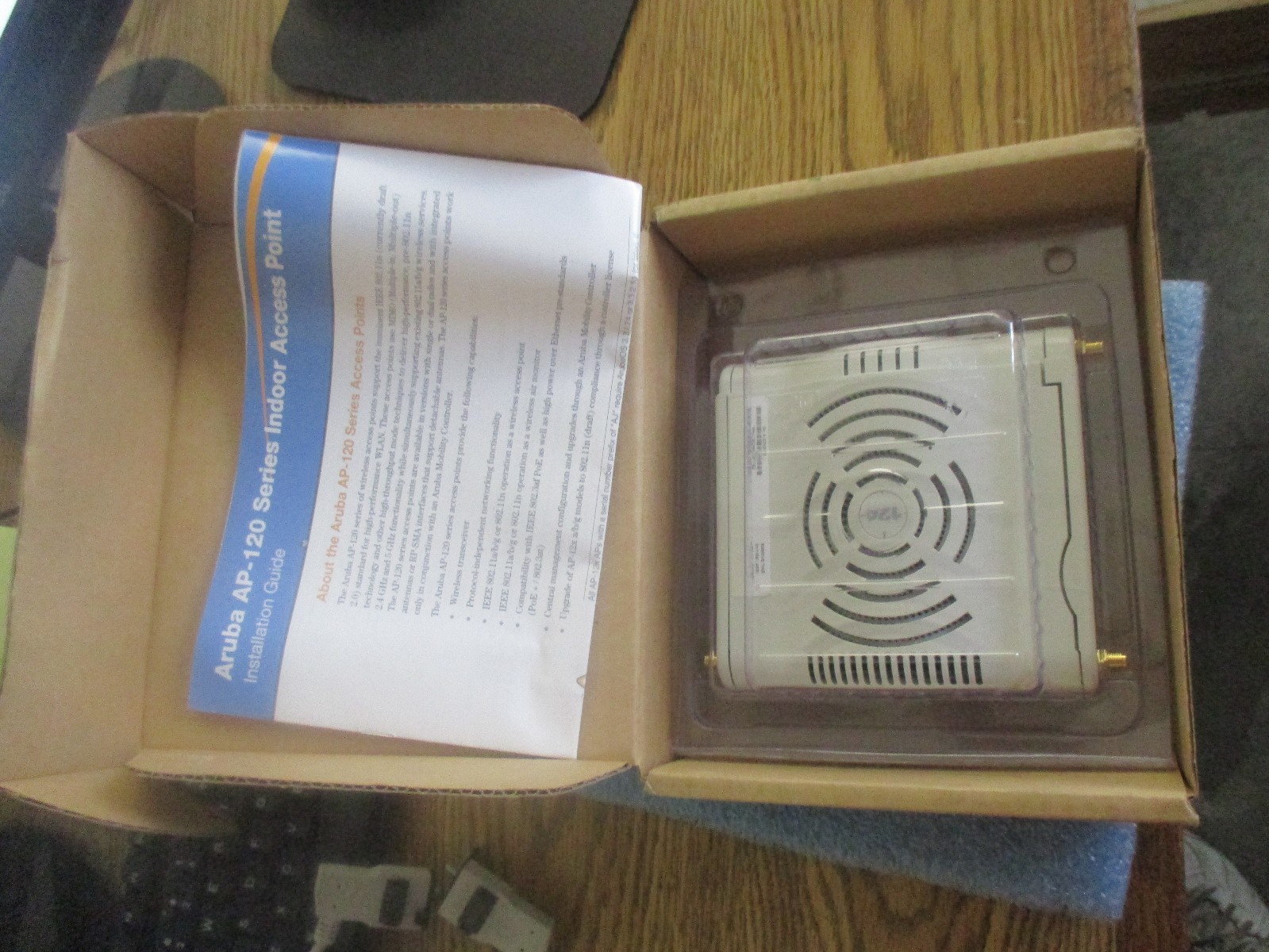 Aruba Networks Model: AP124 Wireless Indoor Acess Point. New Old Stock 