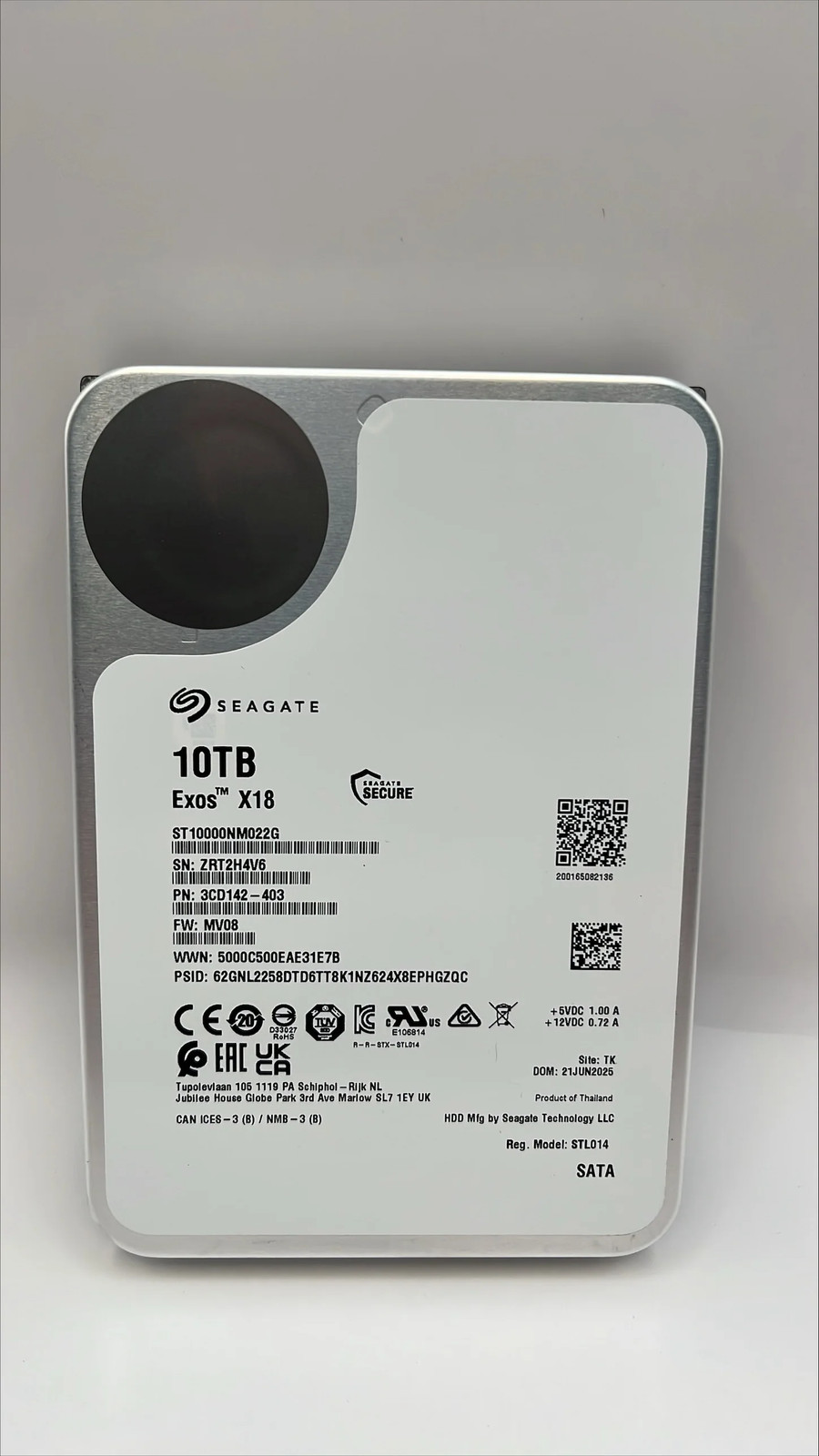 10x QTY - Seagate 10TB 7200RPM 3.5" SATA III Internal Hard Drive HDD (1CKXM) | R