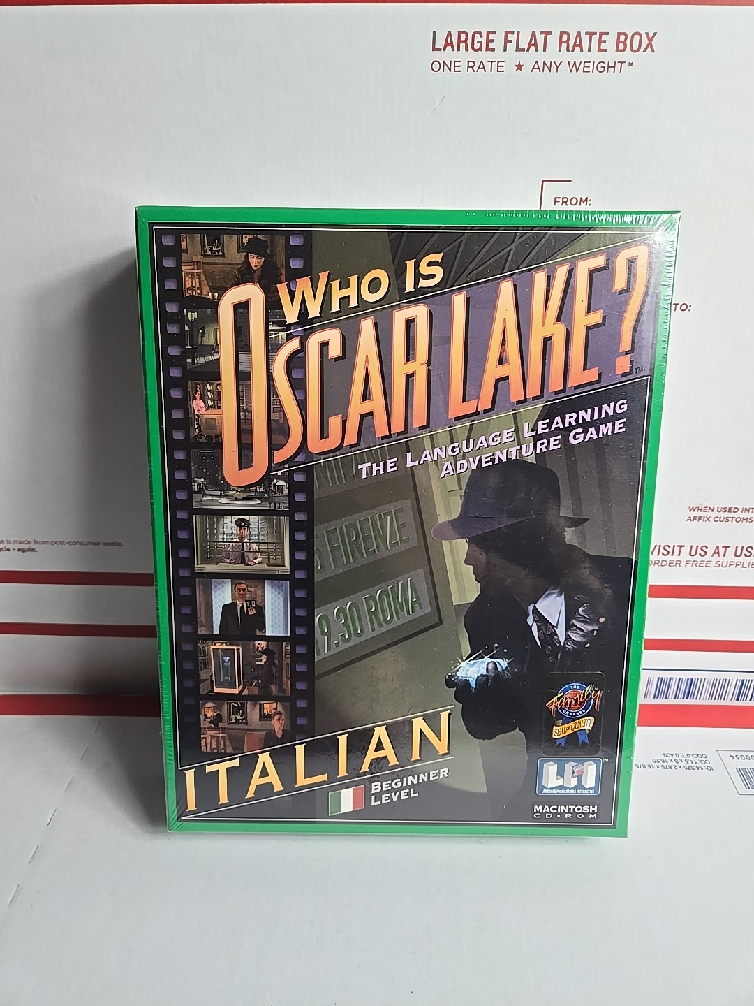 NEW SEALED, WHO IS OSCAR LAKE? Italian Language Learning Beginner Level PC CD