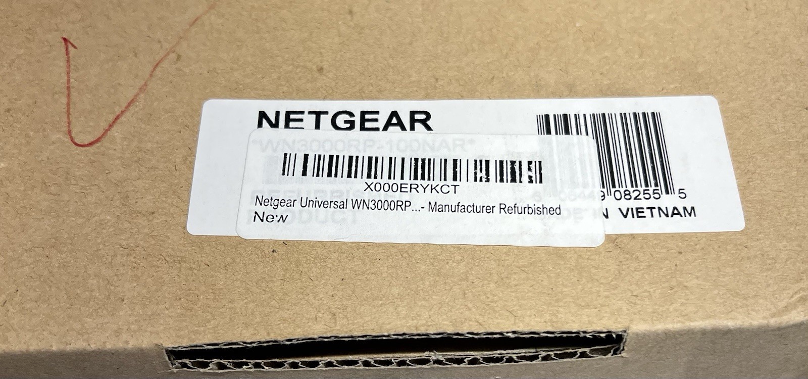 NETGEAR WN3000RP Wi-Fi Extender Range Booster, 2.4GHz Wi-Fi, WPS, White
