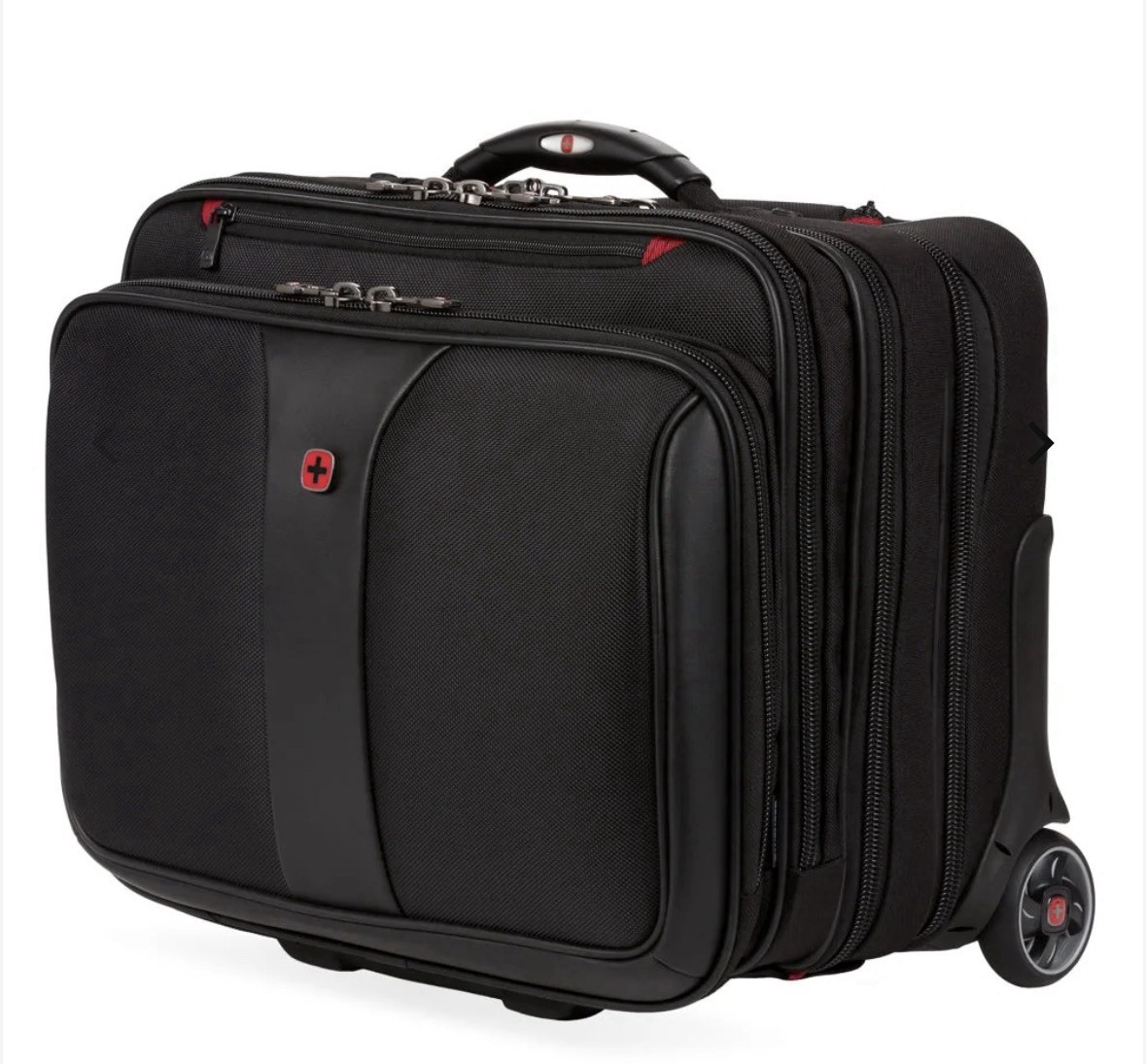 Swiss Gear Wenger Patriot II Black Business Case Roller Briefcase