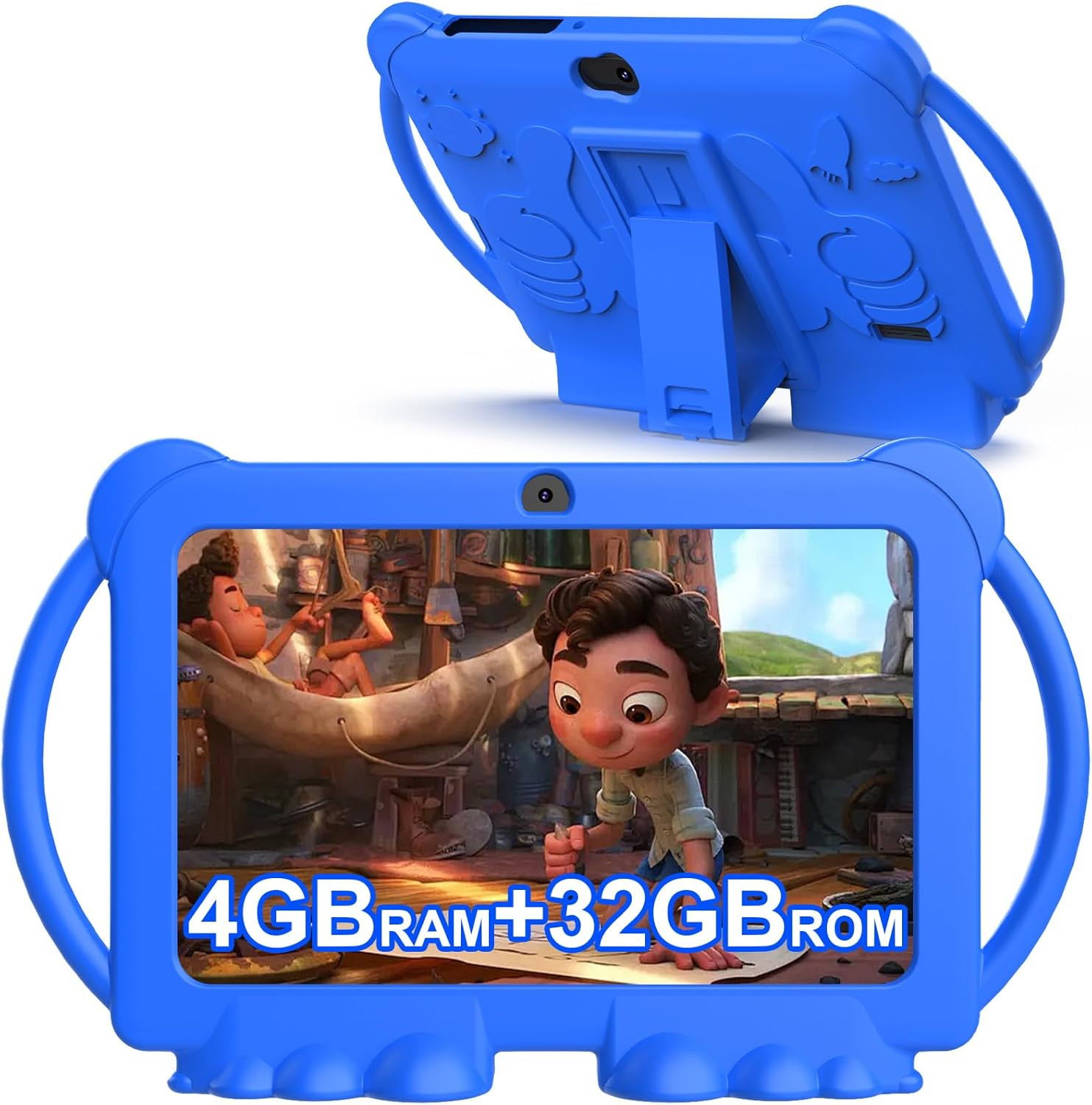 2026 Kids Tablet, Android 12 Tablet for Kids 7 Inch, 4+32GB ROM(1TB Expand), Tod