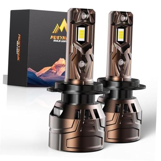Upgraded Light Bulbs, 36000LM Super Bright 6500K 800% Brighter, Plug and H7