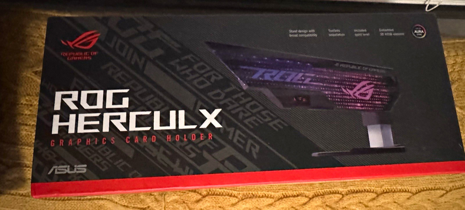 ASUS ROG HERCULX GPU Support Bracket Graphics Card Holder