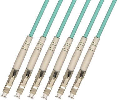 Direct Burial/Outdoor LC-LC 6-Strand Fiber Optic Cable 10Gb Multimode 50/125 75M