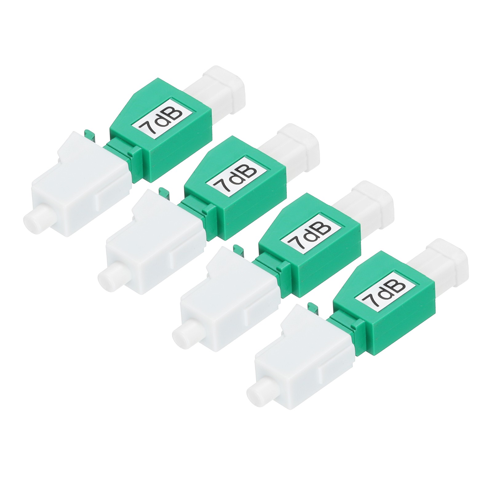4PCS 7dB LC/APC  Fiber Attenuator, Mode Fixed Fiber Optic Attenuator