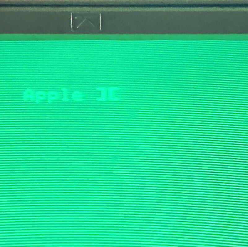Apple IIe Vintage Home Computer System; Monitor, Mouse, and 5.5" Disk Drive.