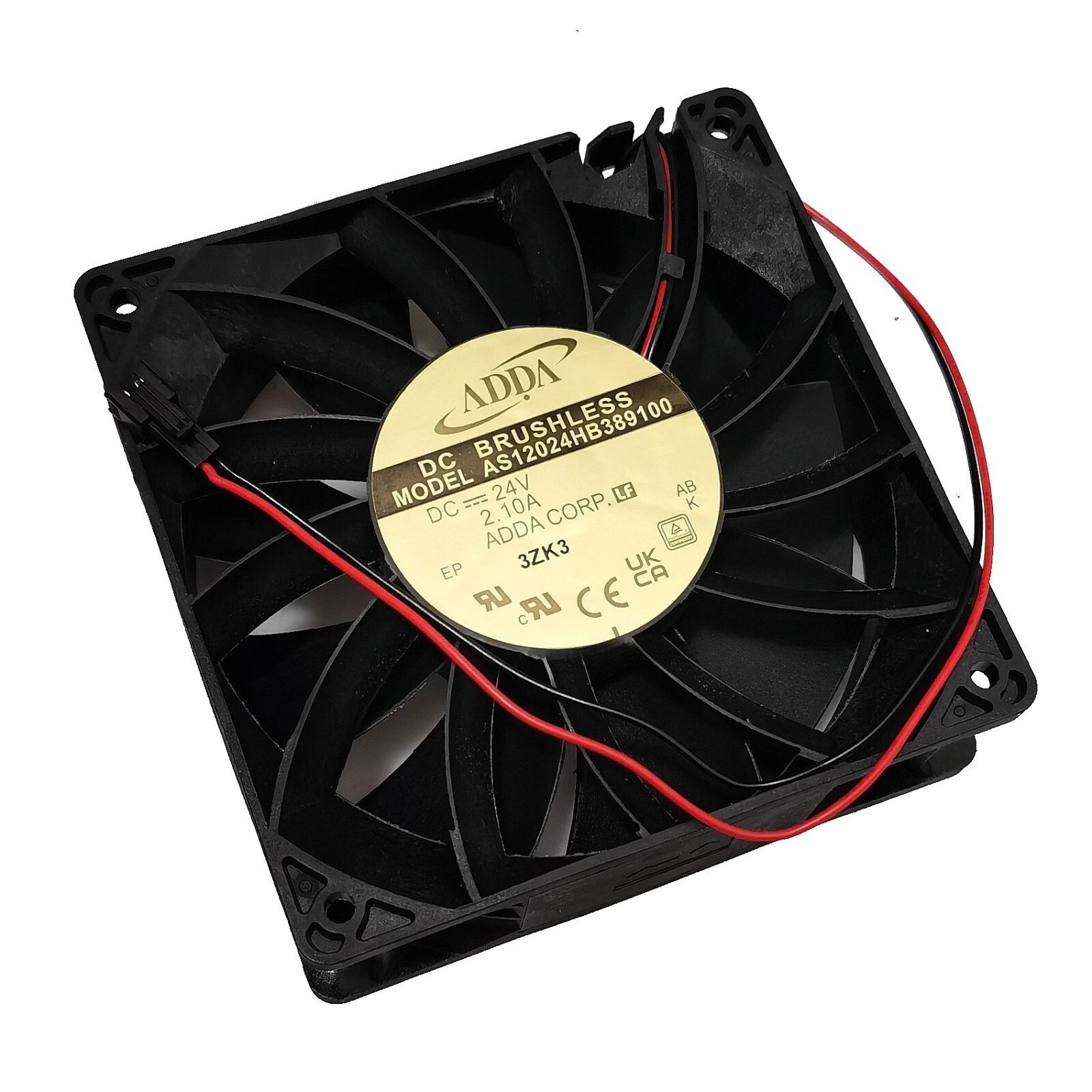 ADDA AS12024HB389100 12038 DC24V 2.1A Inverter Cooling Fan