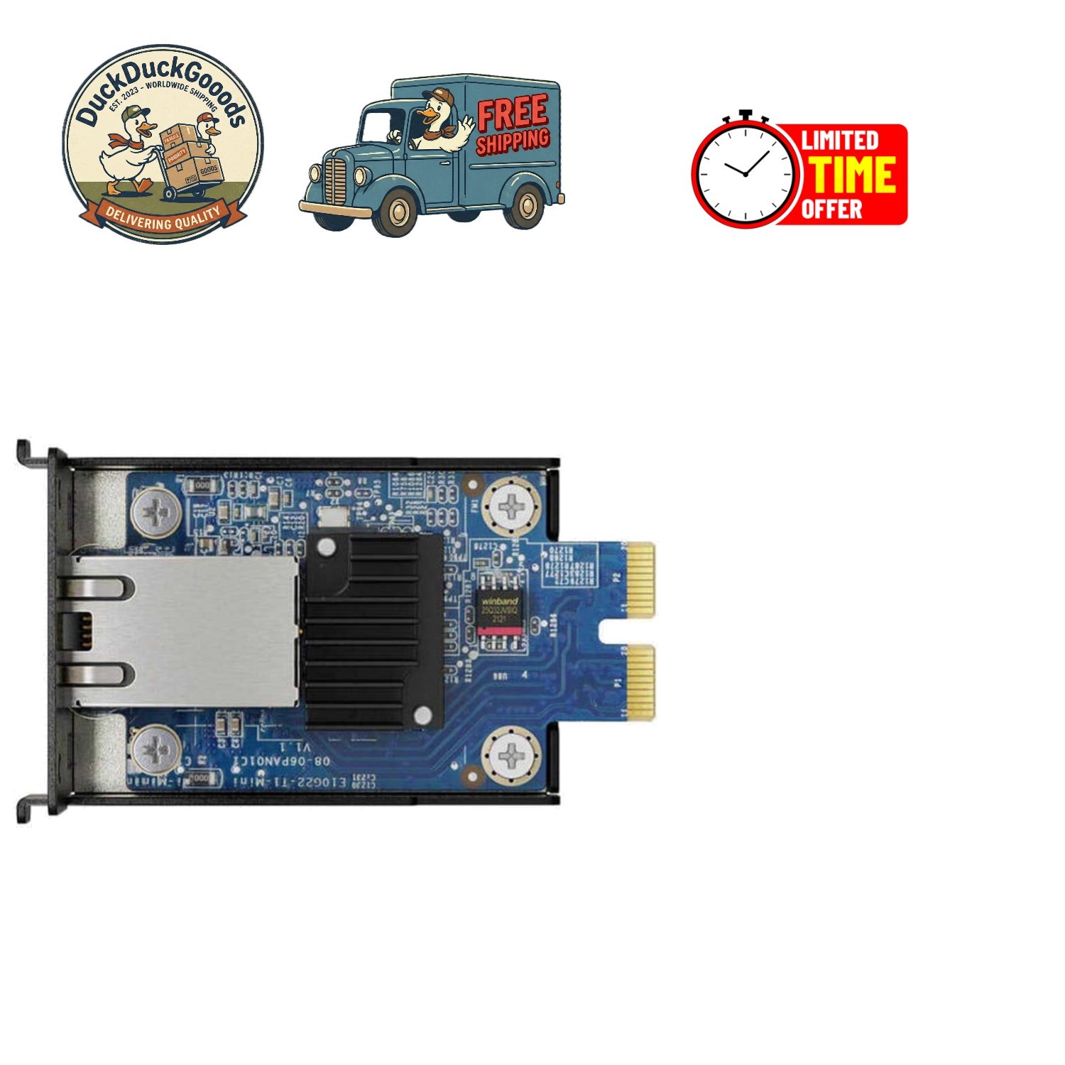 10GbE SFP+ Add-In Card for High-Speed Connections - Dual RJ-45 Ports Included