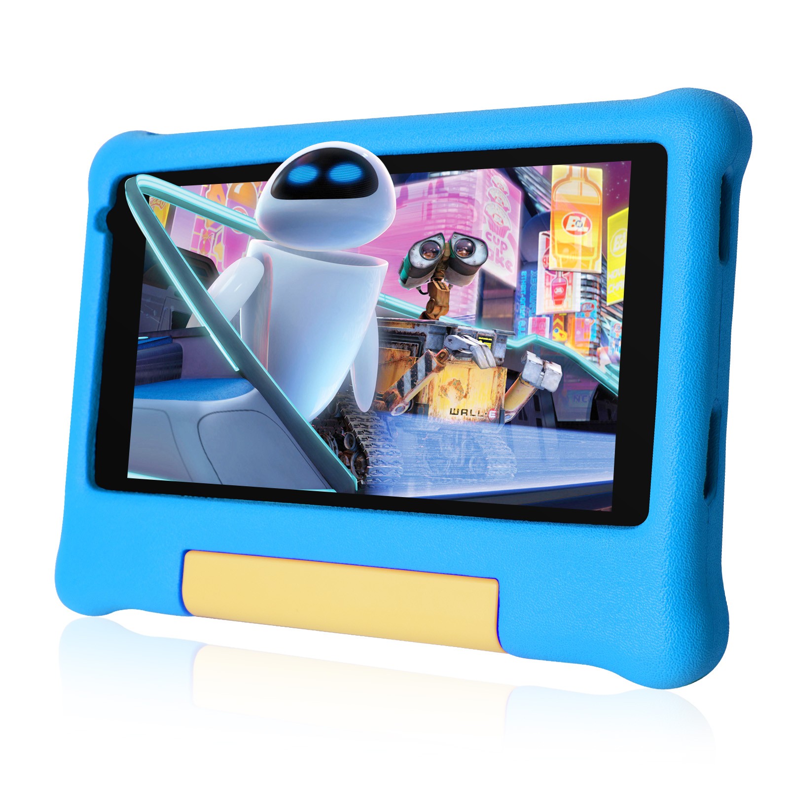 2025 Kids Tablet 7 inch Android 12 Tablets 2+32GB with Shockproof Blue ＆ Pink