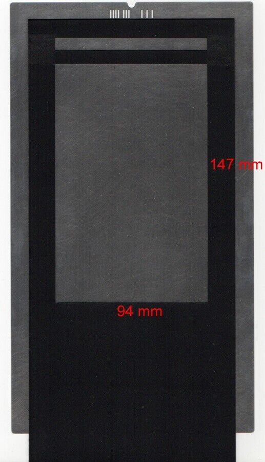 Film holder for Hasselblad/Imacon Flextight scanners, Reflex 4”x6” (94x147mm).