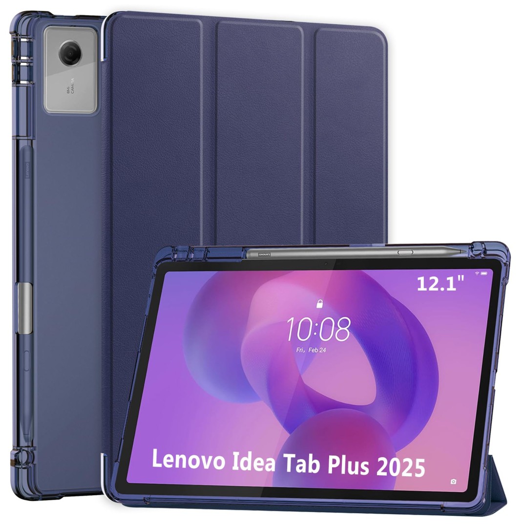 ProCase Smart Case for 2025 Lenovo Idea Tab Plus 12.1 Inch/Tab K12, Navy