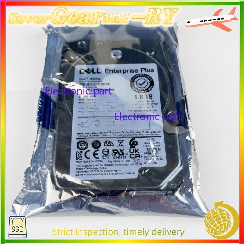 Dell Compellent 06FV4P 1.8TB SAS12 10K 2.5" Enterprise Hdd 6FV4P ST1800MM0129