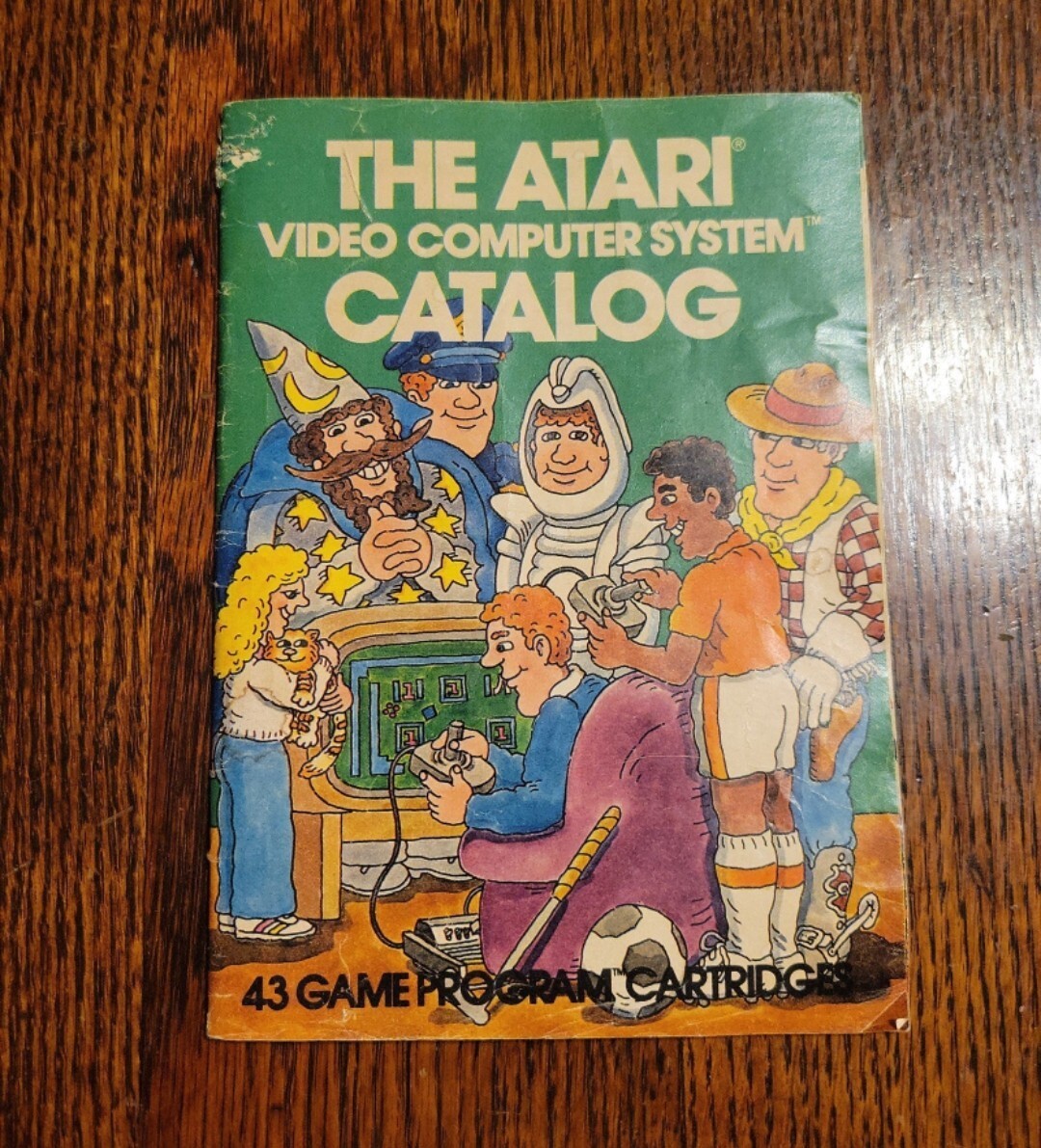 Vintage 1981 The Atari Computer System Catalog 