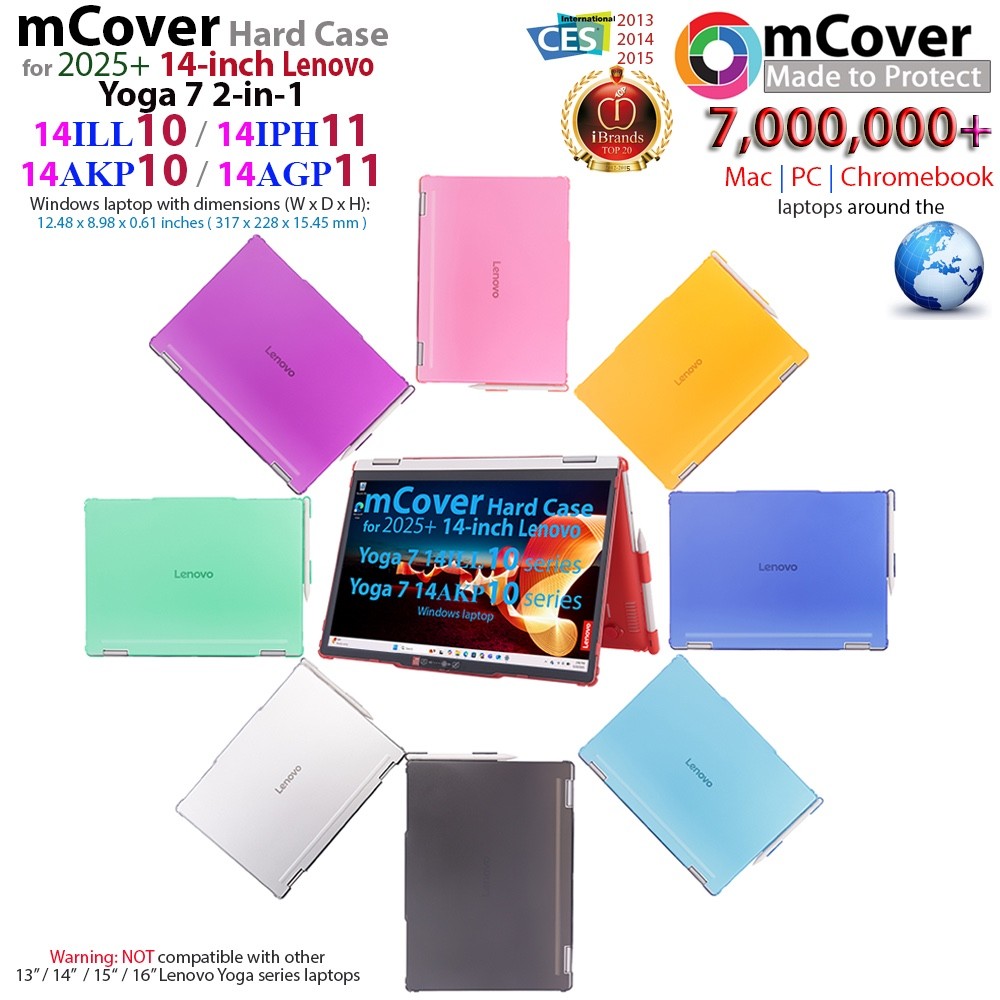NEW mCover for 2025+ 14" Lenovo Yoga 7 2-in-1 14ILL10 14AKP10 14AGP11 14IPH11