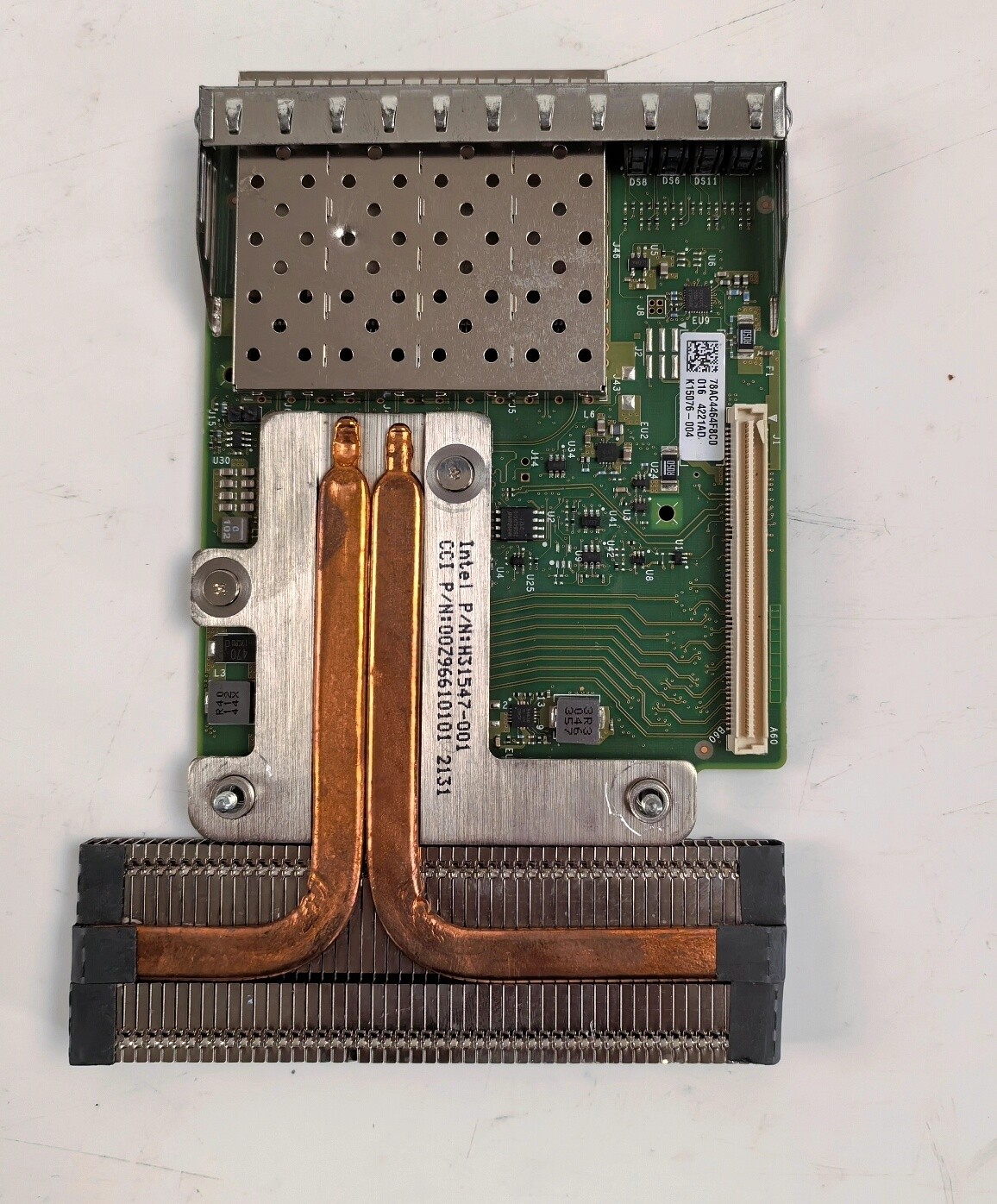 Dell 68M95 Intel X70-DA4 Quad Port SFP+ Embedded Fiber Network Card