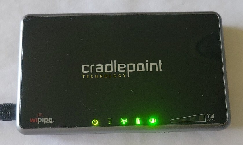 Cradlepoint CTR500 Mobile Broadband 3G/4G WiFi WiPipe Travel Router *No AC Adapt