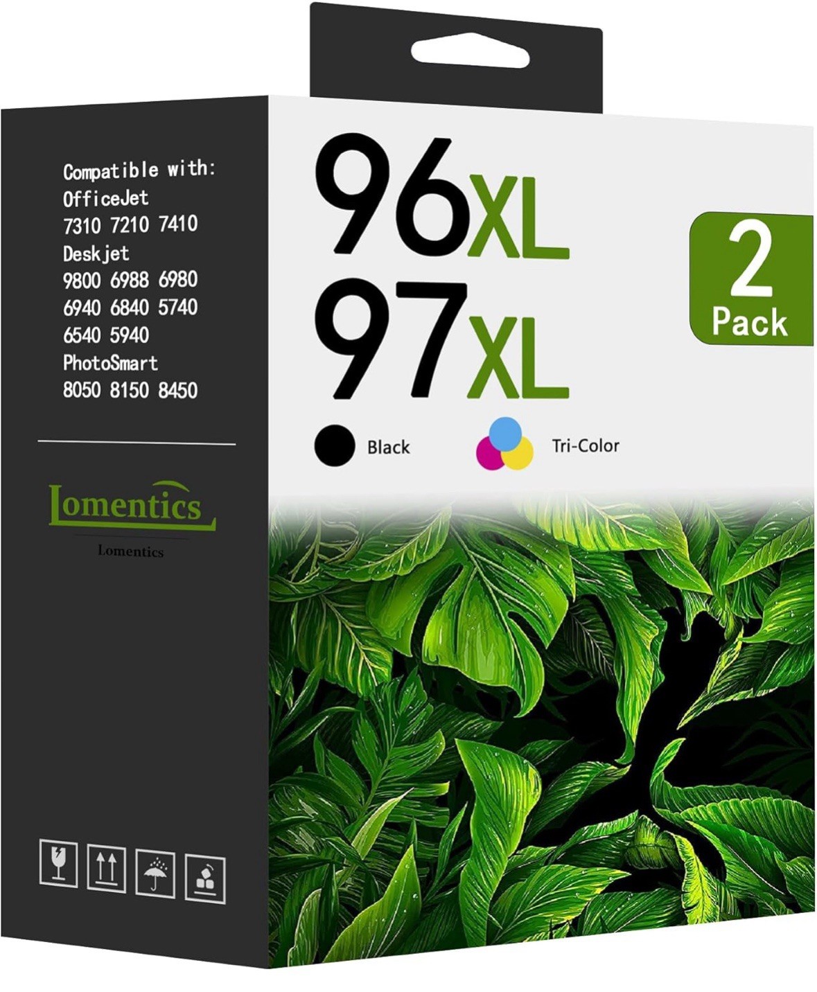Printer Ink 96XL 97XL Compatible for HP 96 97 Ink Cartridges Black/Color Comb...