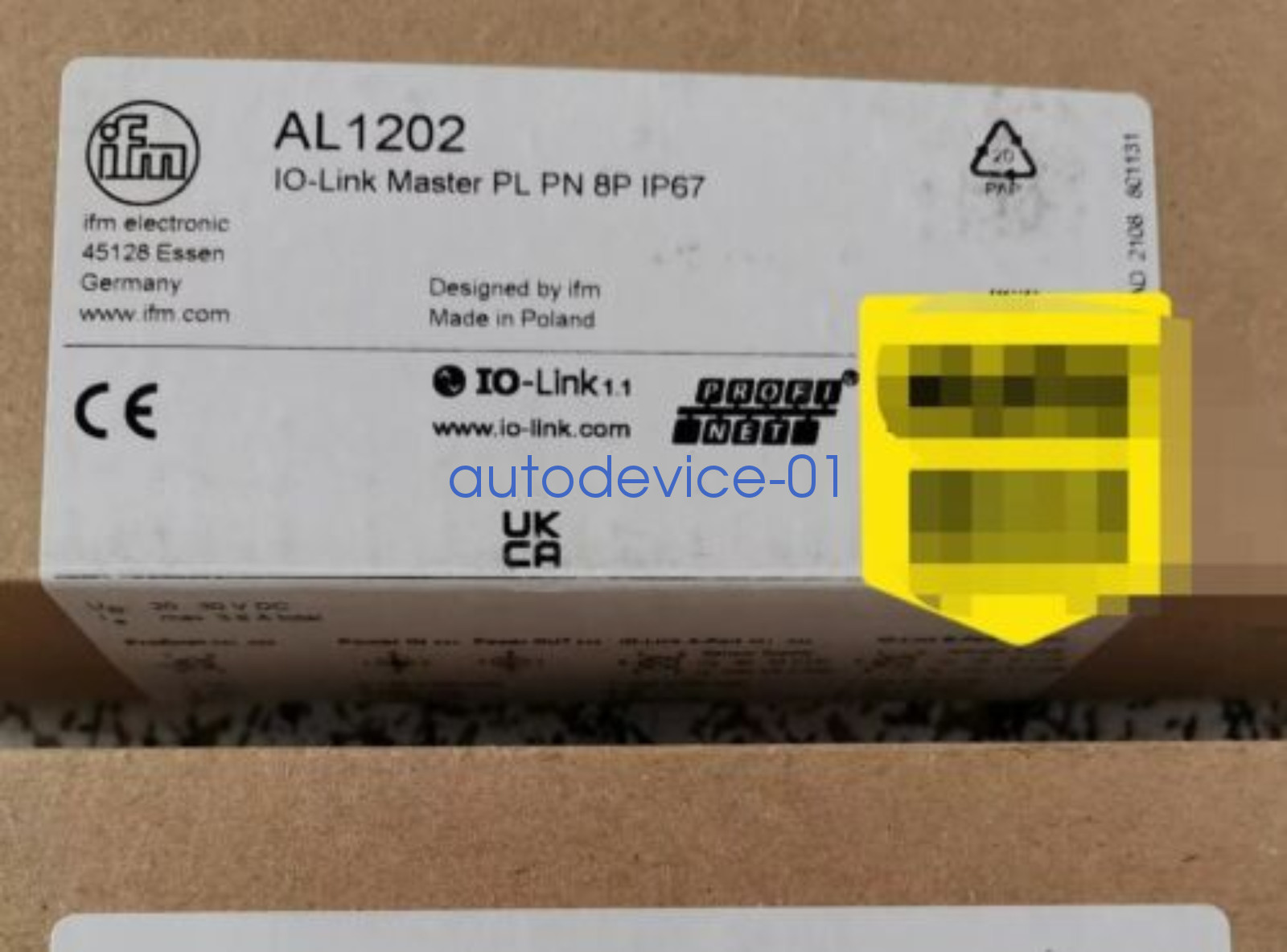 1pcs IFM AL1202 IO-Link Module DHL/FedEx