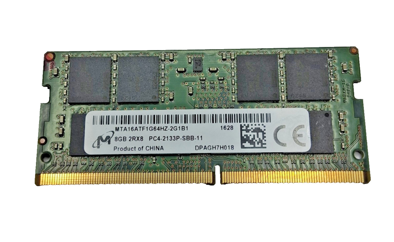 Micron 8GB DDR4 SDRAM Memory - Green (MTA16ATF1G64HZ-2G1B1)