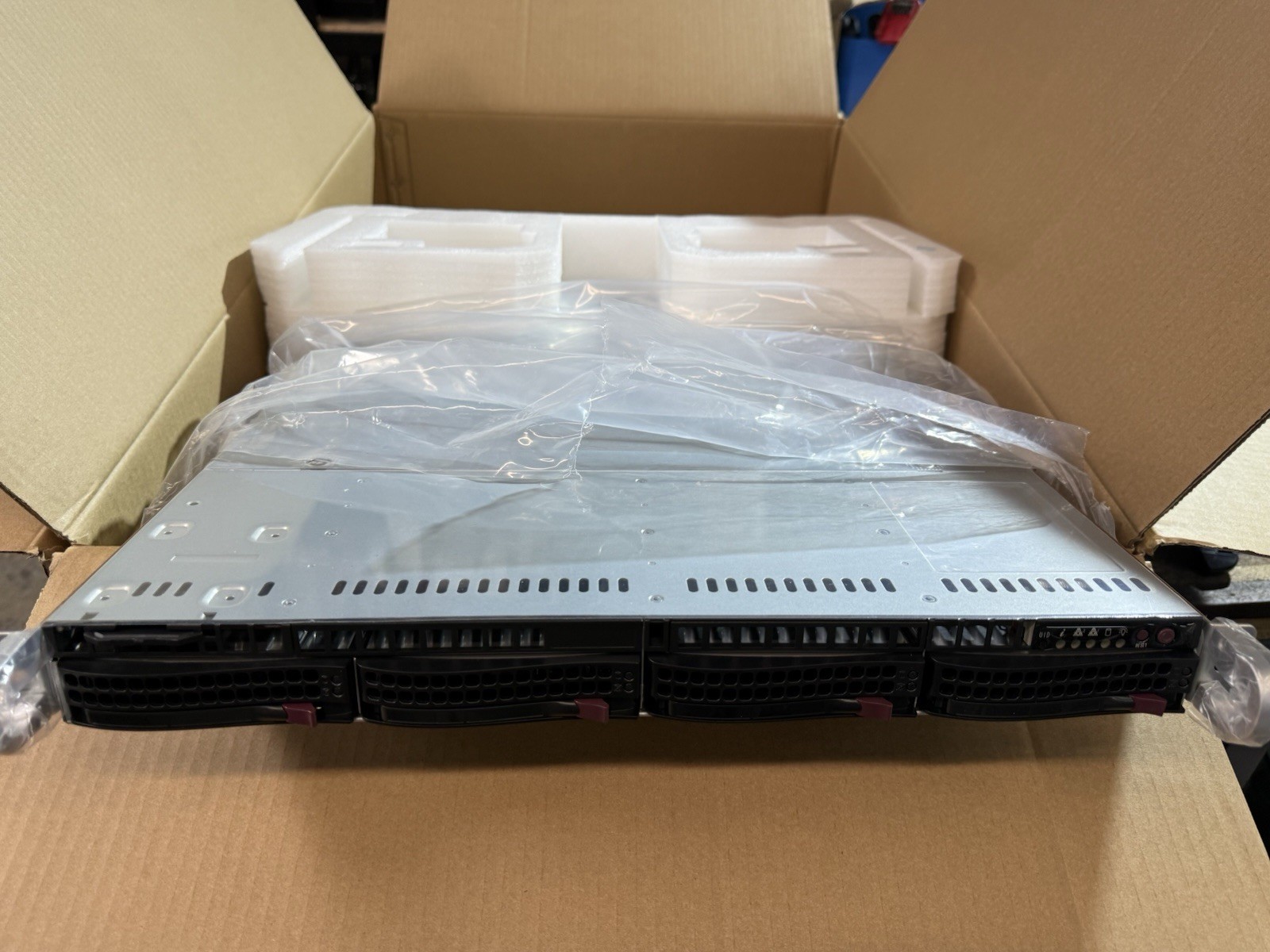 SuperMicro CSE-815TQC4-R504WB3 1U Chassis with Redundant 500W PWS / NO BOARDS