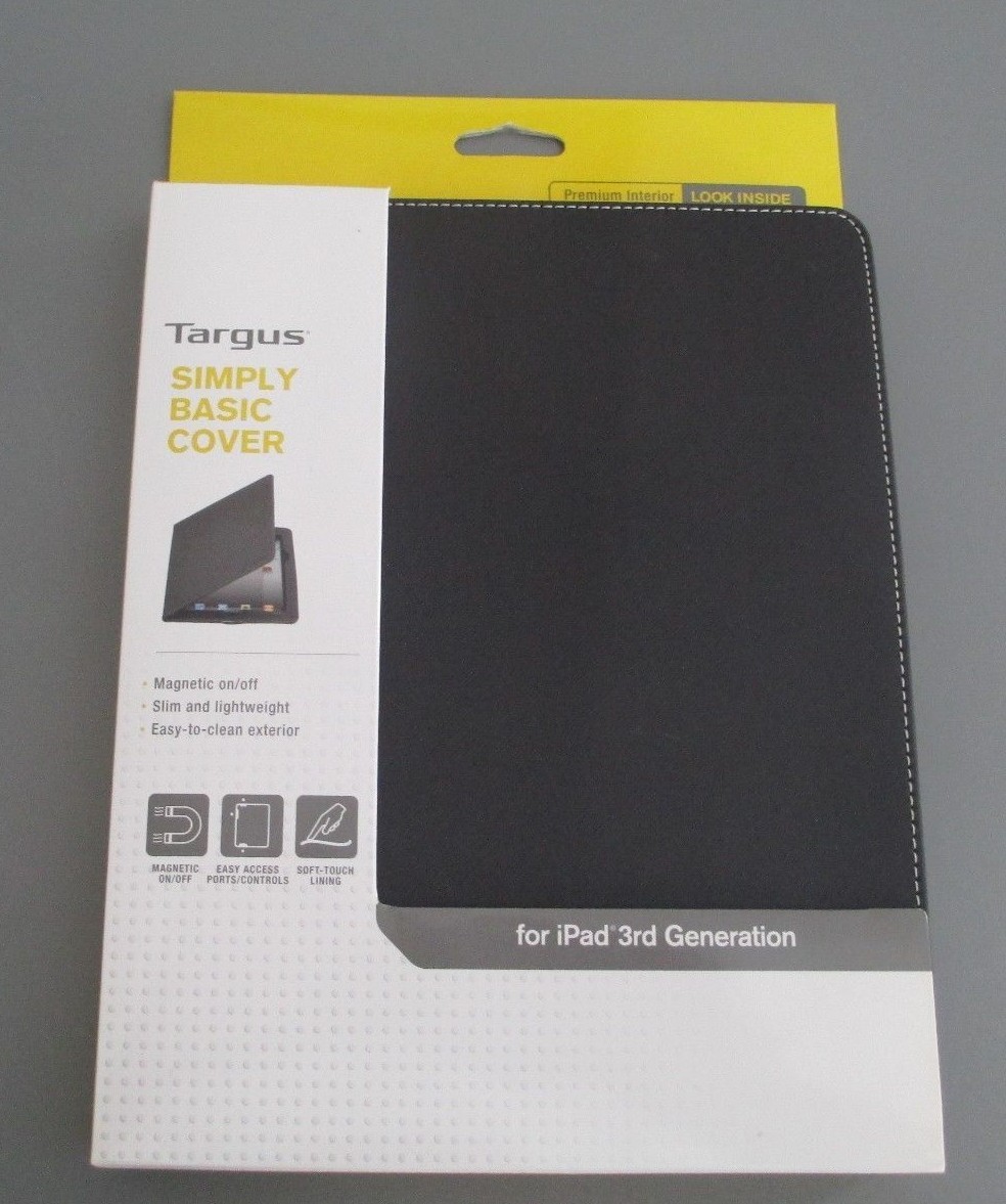 iPad 3rd Generation Magnetic Simply Basic Cover for On Off Slim Design Targus  