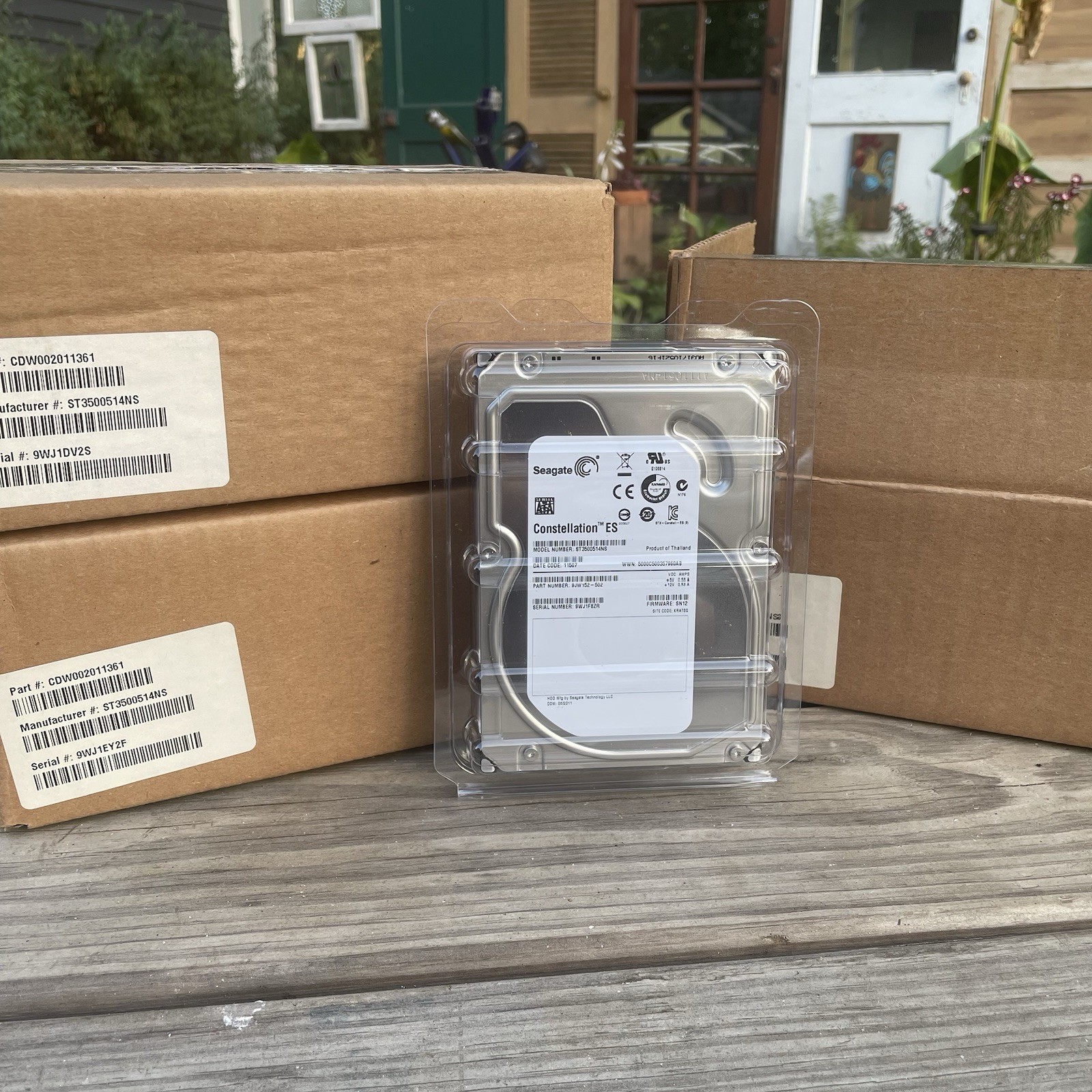 Lot of 3 Seagate Constellation ES ST3500514NS 500GB 7200RPM SATA 3.5" HDD