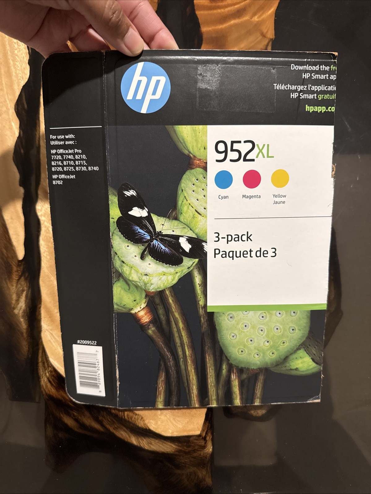 NEW Authentic HP 952XL Cyan Magenta YeIlow Ink Set N9K30BN L0S61A L0S64A L0S67A