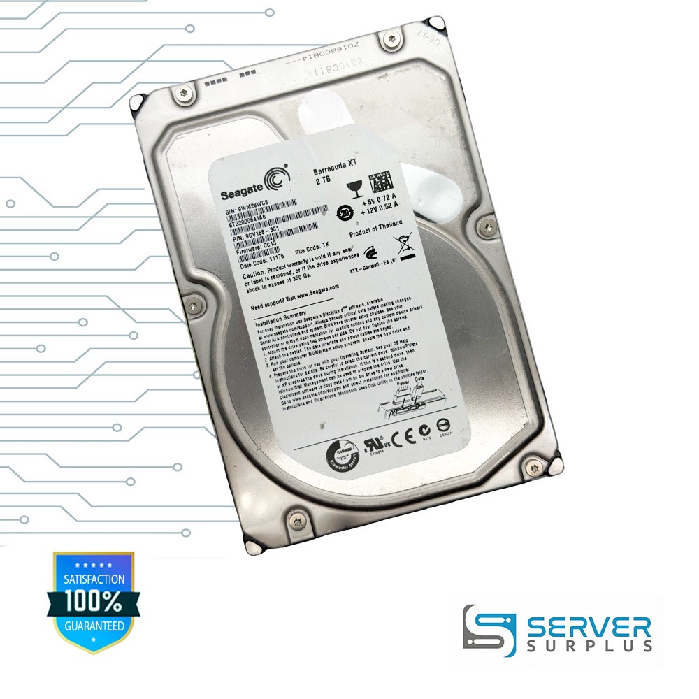 Seagate Barracuda XT 2TB SATA 3.5 in Enterprise HDD | ST32000641AS