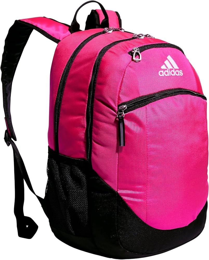 New Adidas Striker II Team Shock BACKPACK LAPTOP  Pink/Black/White NEW