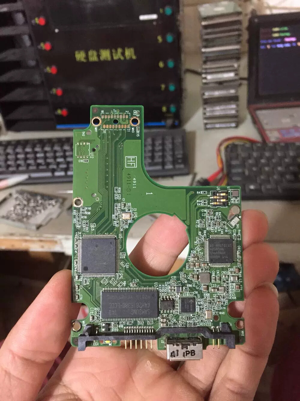 2060-771801-002 REV A/P1 USB HDD Logic Controller PCB Board