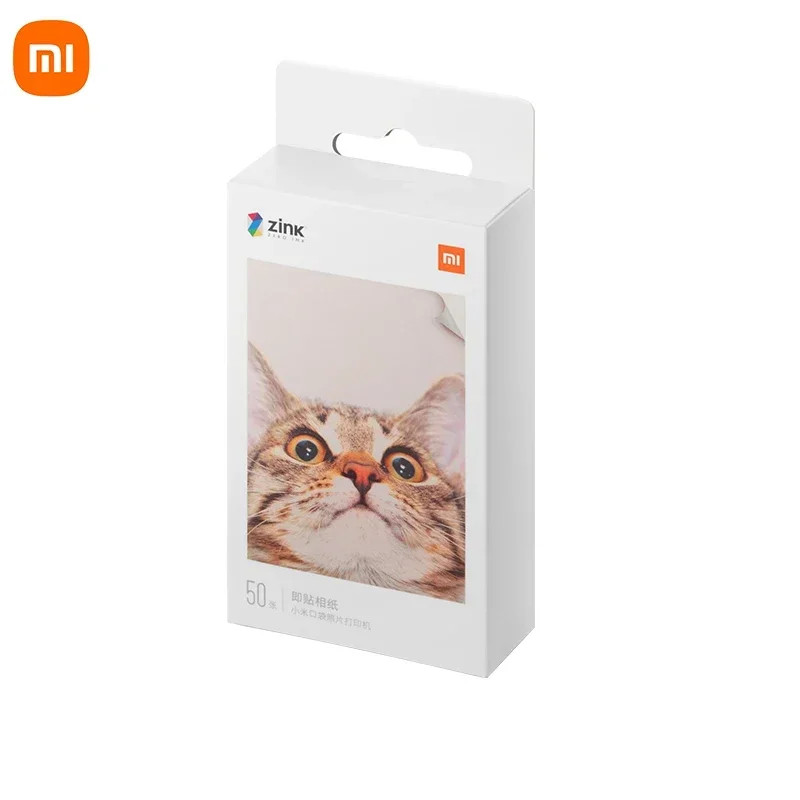 Xiaomi ZINK Pocket Printer Photo Paper 50pcs Self-Adhesive 3-inch Sheets