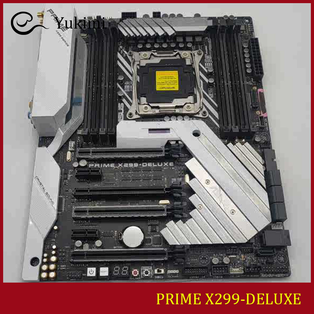 FOR ASUS PRIME X299-DELUXE DDR4*8 LGA 2066 128GB Intel ATX Motherboard Test OK