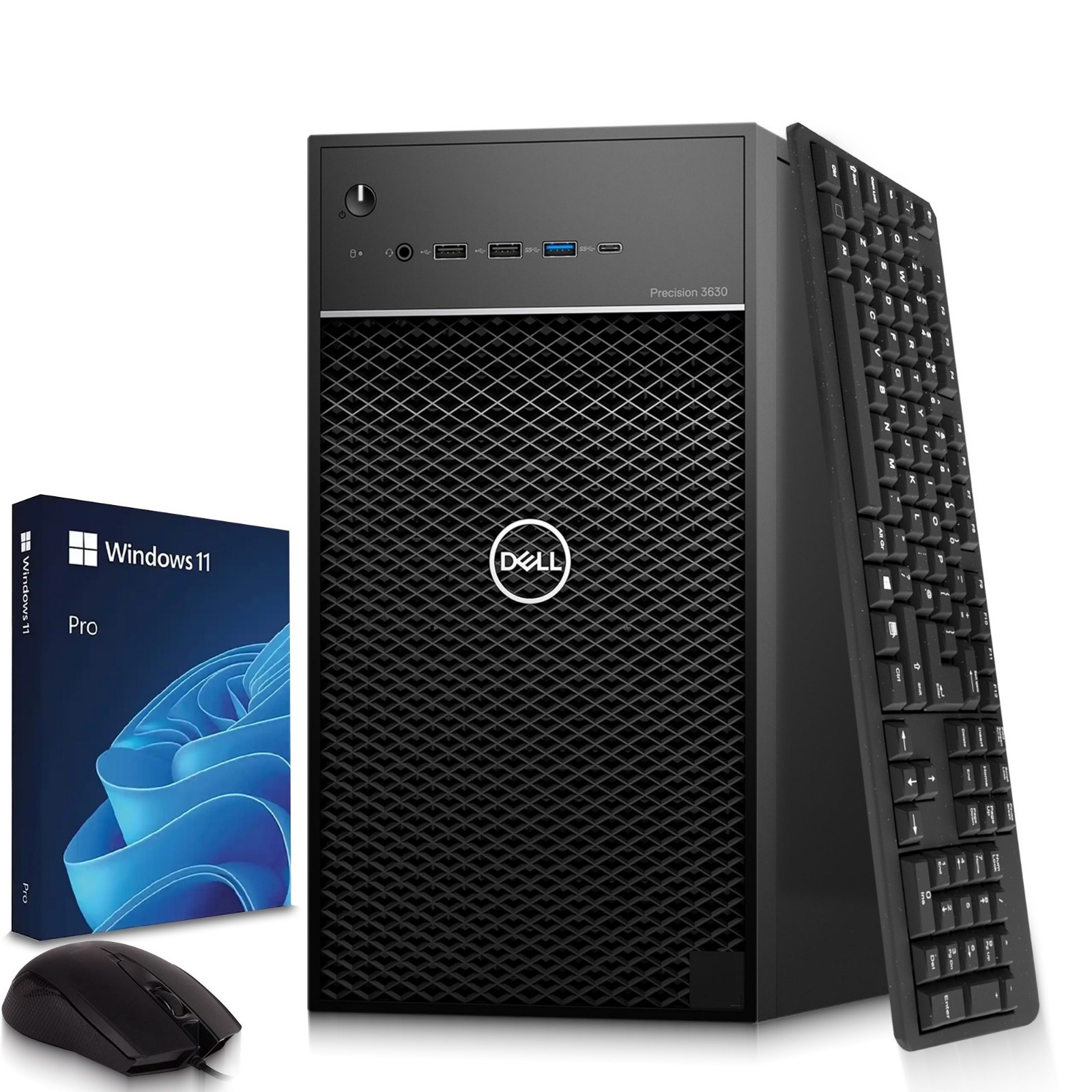 Dell 3630 Mini Tower Intel i7-8th 16GB RAM 128GB SSD 500GB HDD Wi-Fi Windows 11