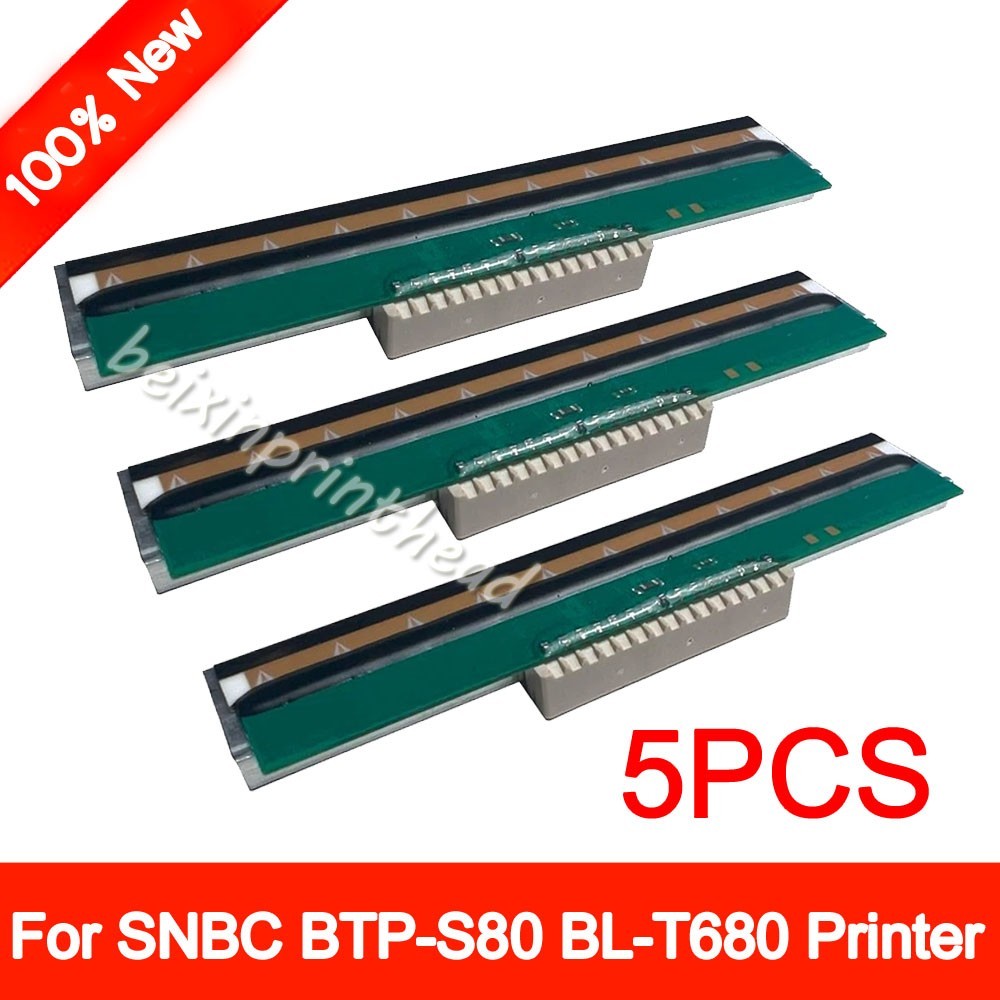 5x New Original Printhead For SNBC BTP-S80 BL-T680 Thermal Barcode Label Printer
