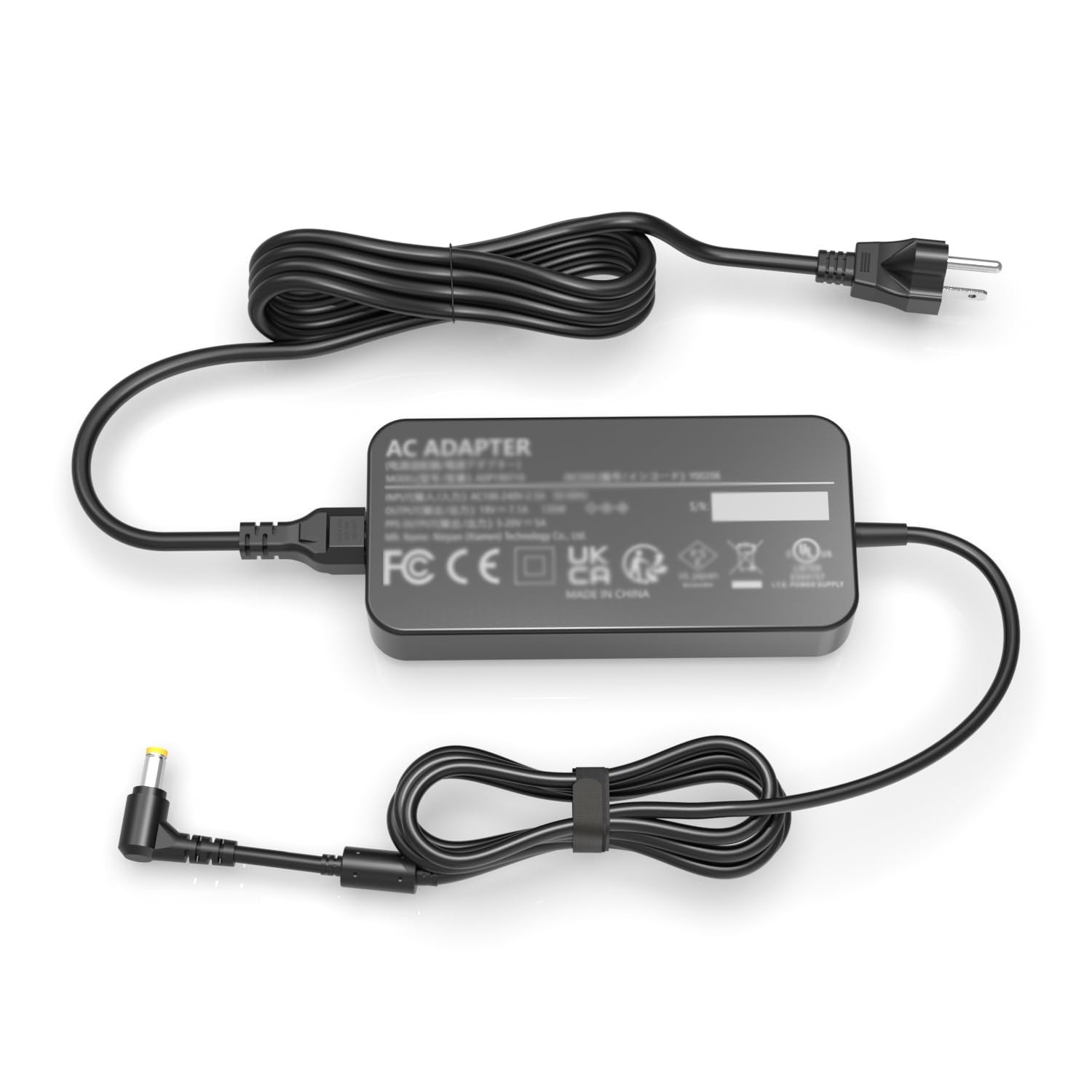 135W Fast Charger for Acer Nitro 5, Aspire 7, ConceptD 3 - Power Adapter & Cord