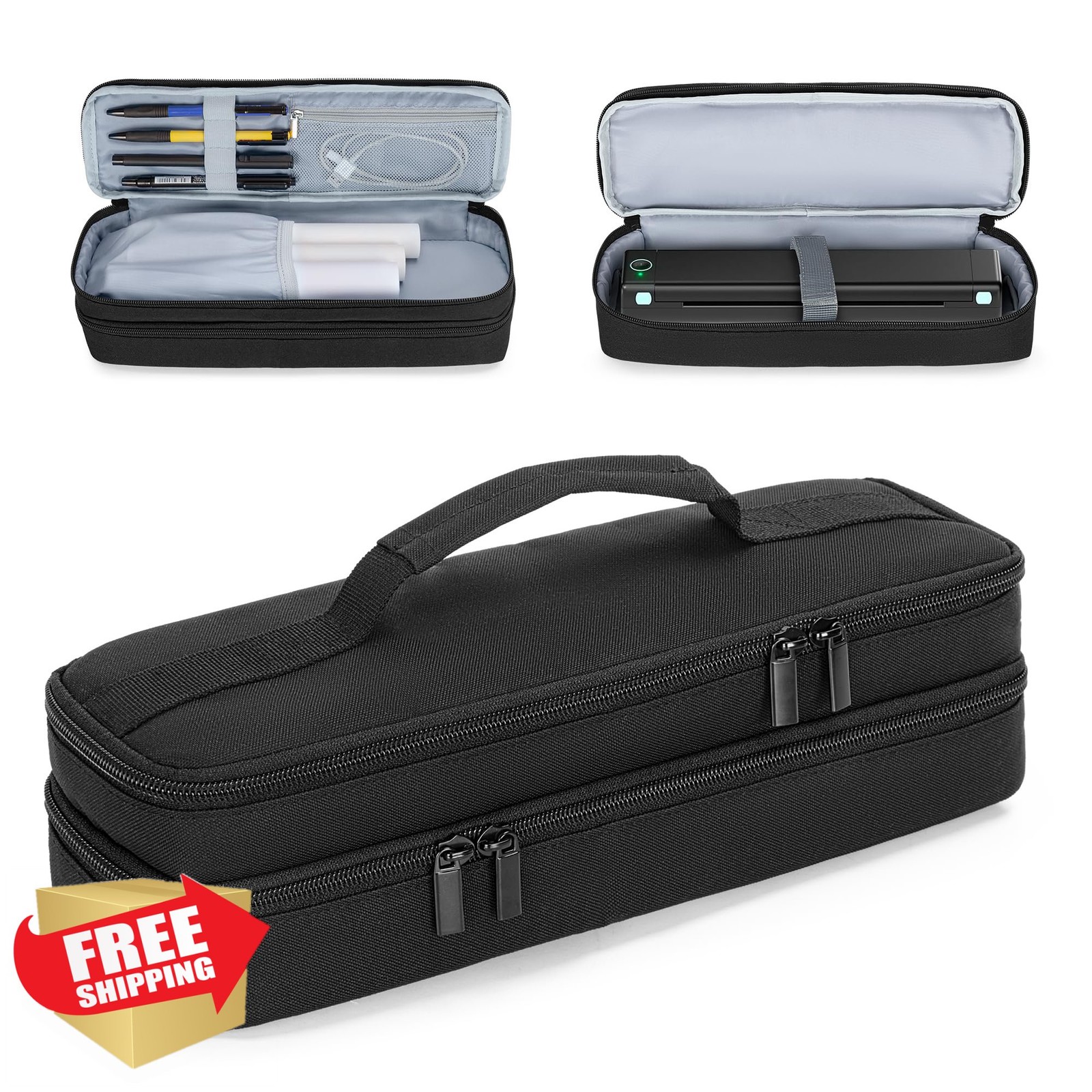 Yarwo Portable Printer Case Black for Phomemo M08F