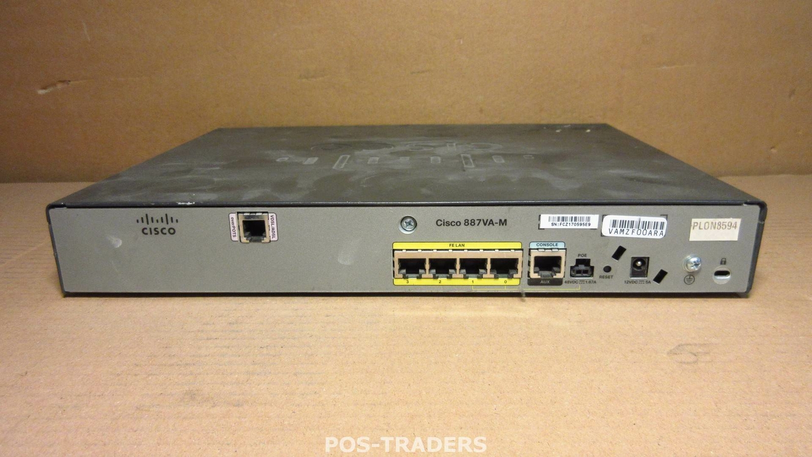 Cisco C887VA-M 887 VDSL/ADSL Annex M over POTS Multi-mode Router INC FRONT COVER