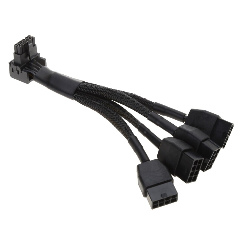 3x8Pin 4x8Pin to 16Pin PCIE 5.0 Adapter Line for CPU RTX4090 RTX4080 12VHPWR 90°