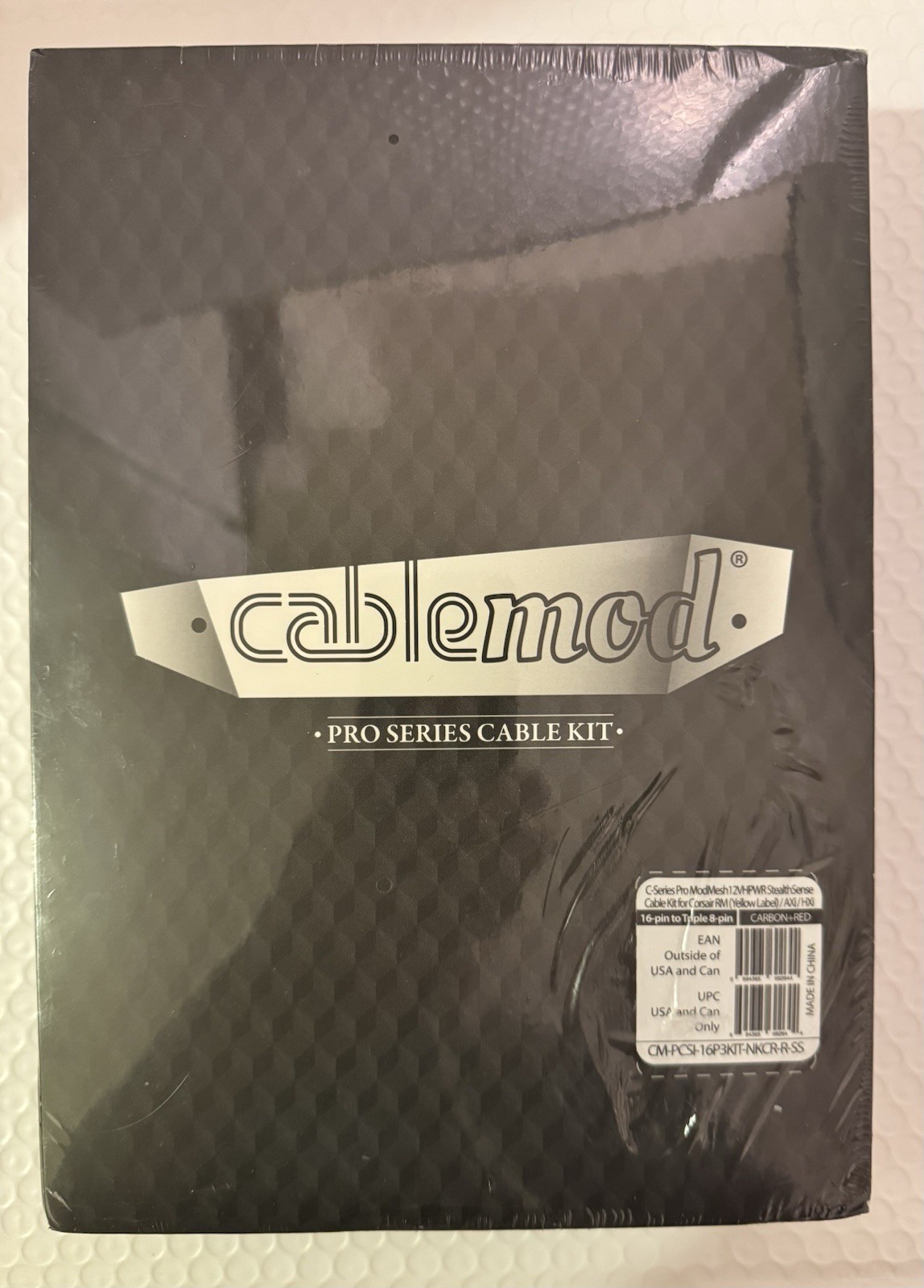 CableMod C-Series Pro ModMesh Sleeved 12VHPWR StealthSense Cable Kit for Corsair