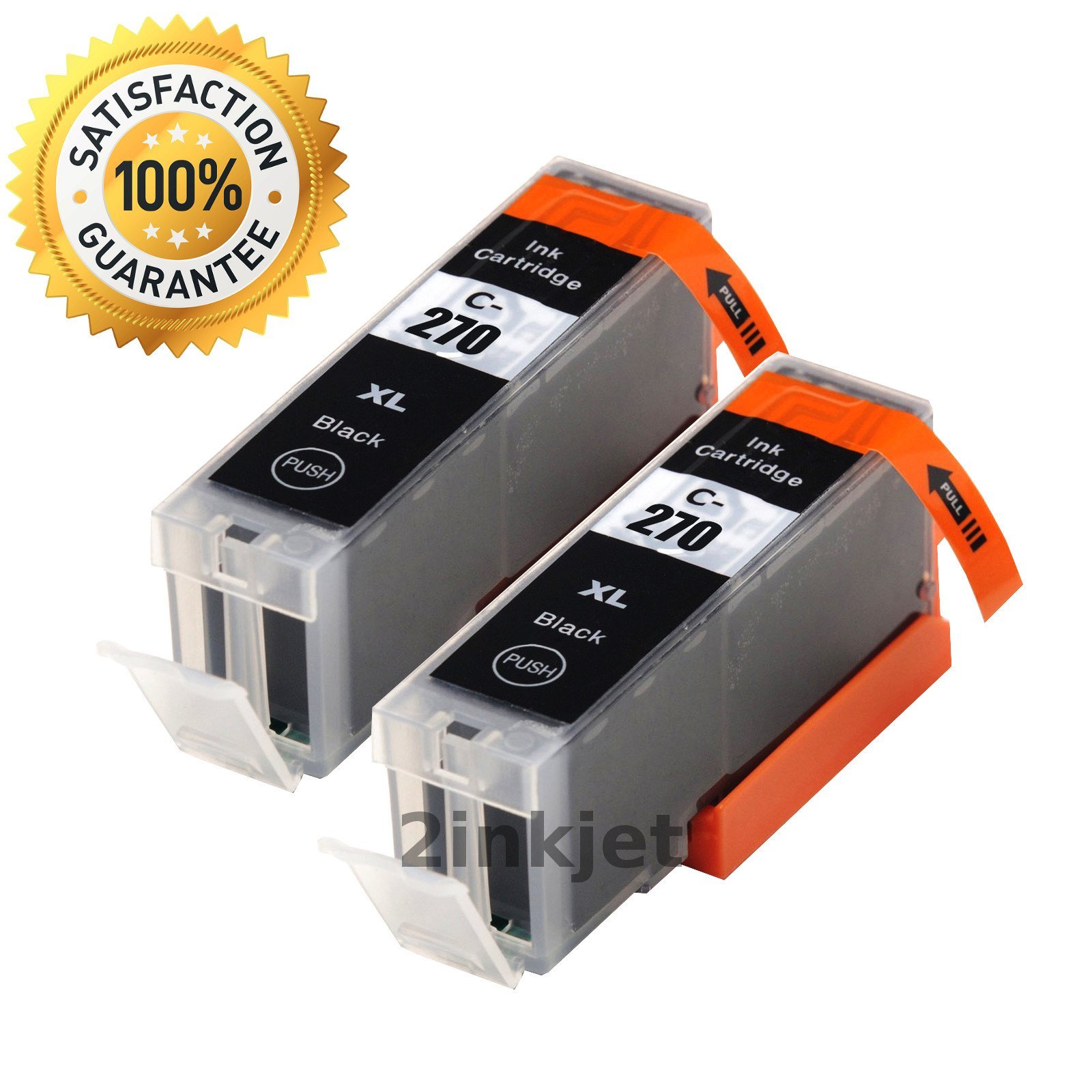 2PK PGI-270XL Black Ink Cartridges for Canon PIXMA TS5020 TS6020 TS8020 MG6822