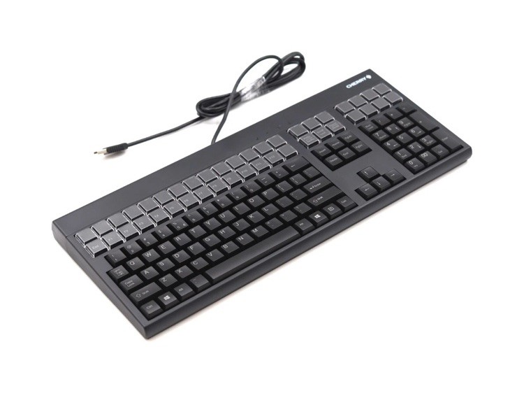 Cherry LPOS Wired USB Programable Keyboard P/N: G86-71401EUADAA In Good Conditon
