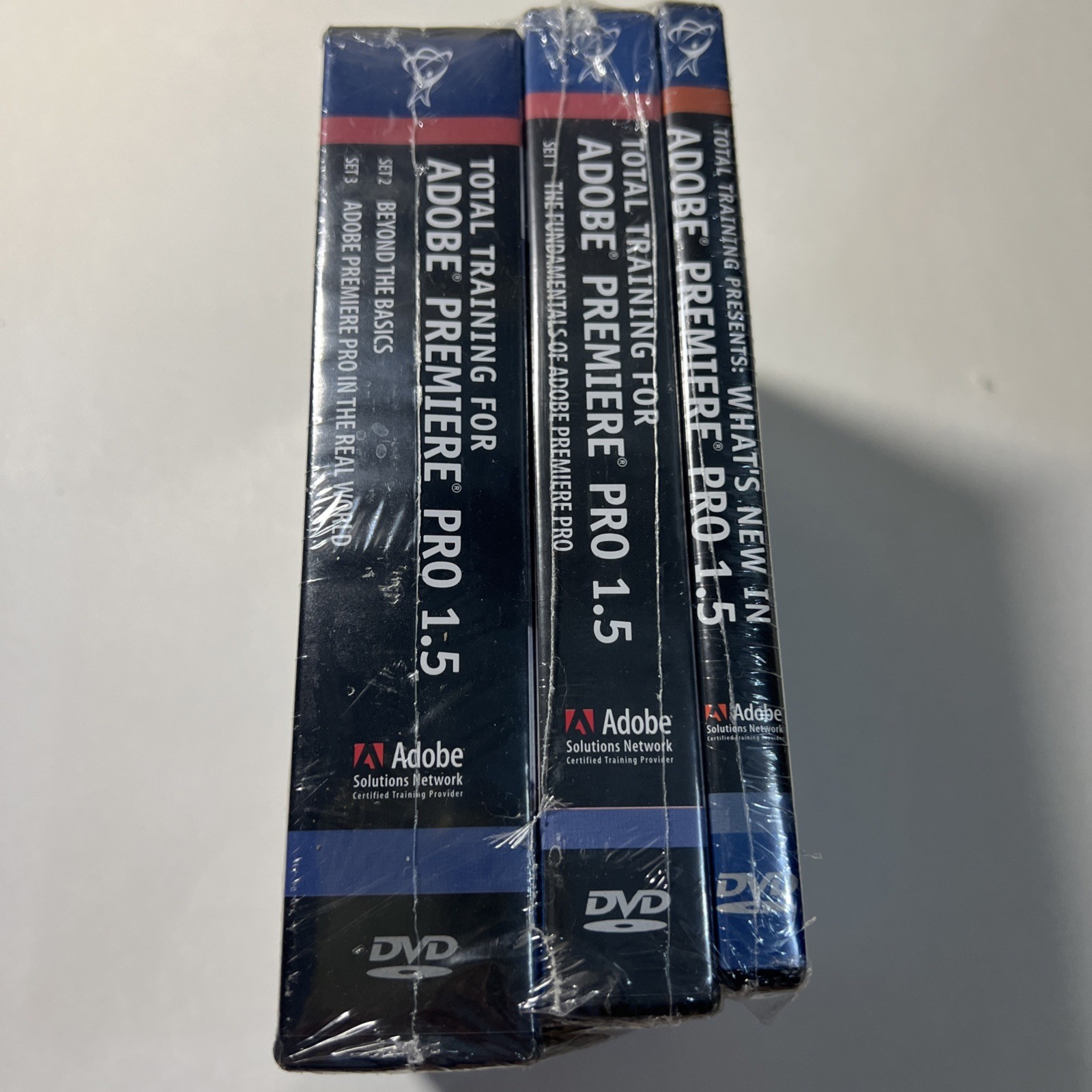 Total Training For Adobe Premier Pro Set 1 ,2 & 3 and what's new in Adobe ..DVD