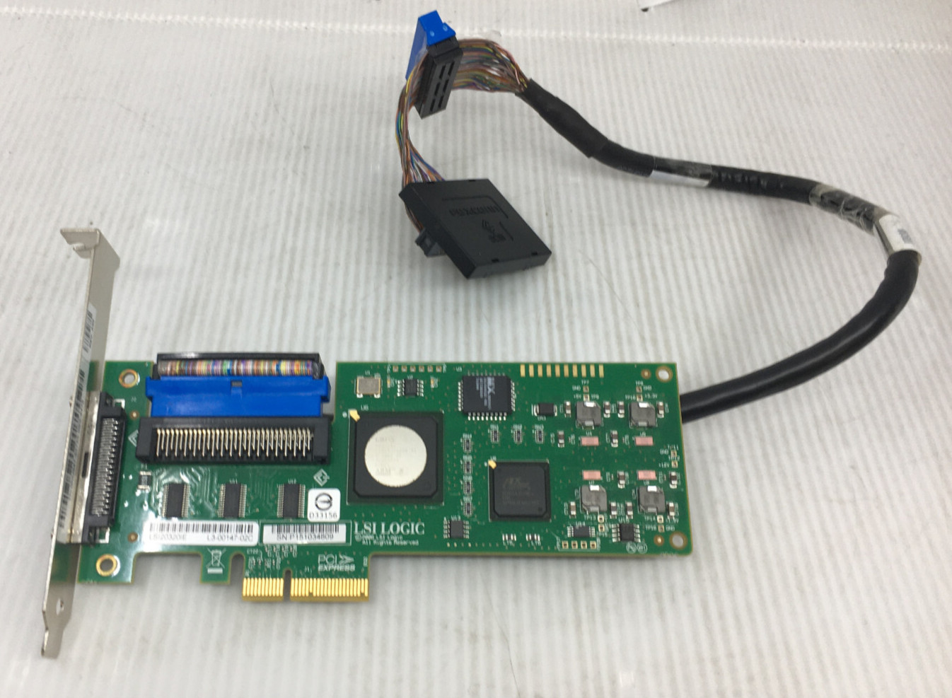 LSI Logic L3-00147-02C PCIe Raid Controller Card