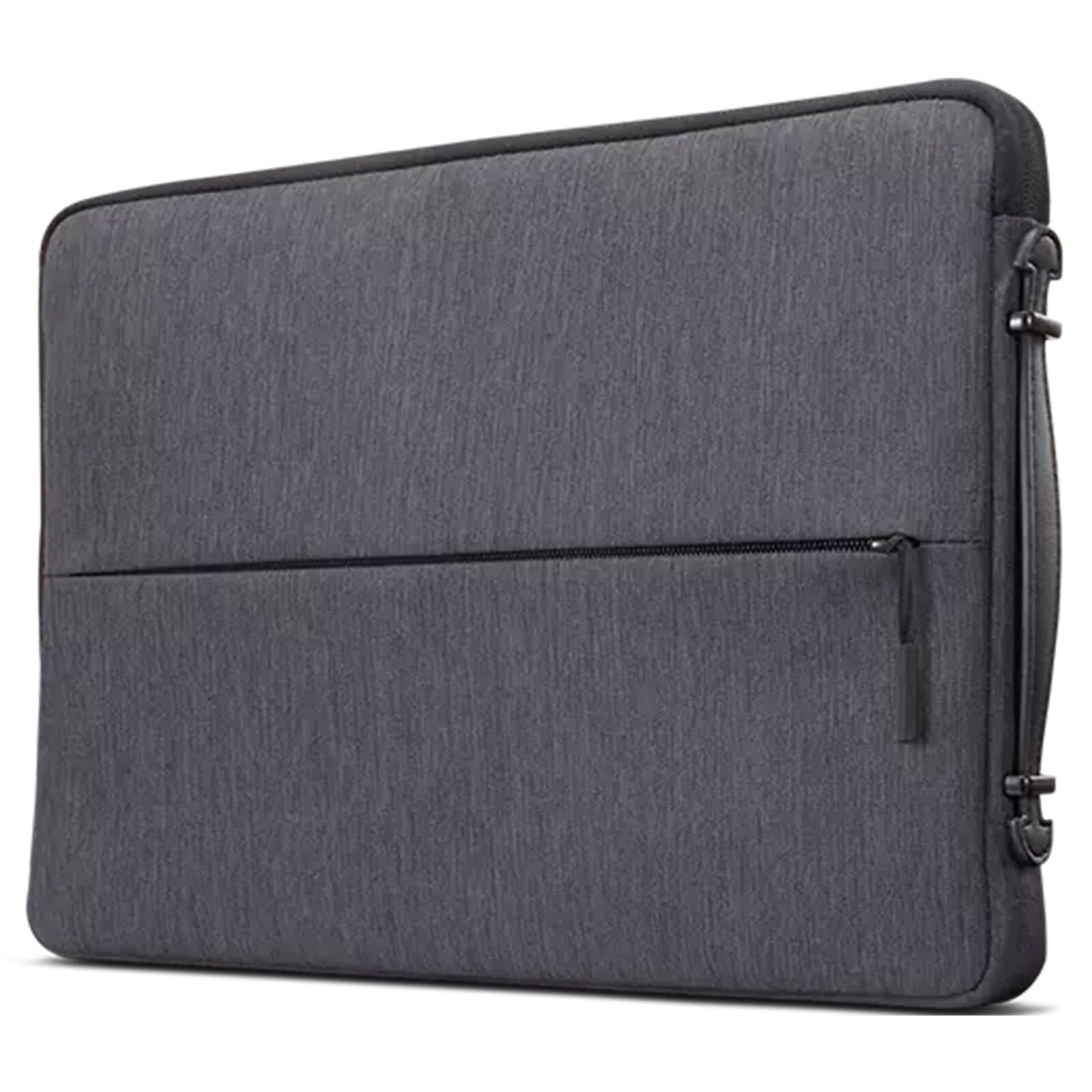 14 Inch Charcoal Grey Portable Laptop Sleeve Case Water Resistant Durable Design