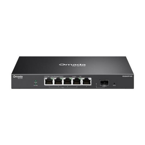 TP-Link ES206XPP-M2 Omada 5-Port 2.5G 10G SFP+ Easy Managed Switch 4-Port PoE++