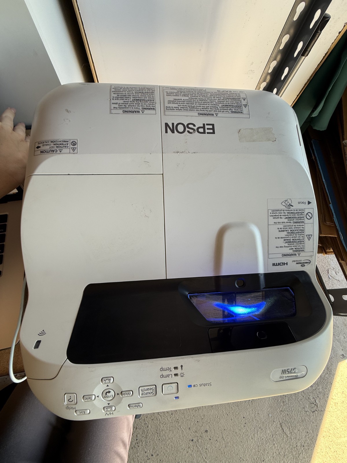 Epson LCD Projector Powerlite 575W Model H603A