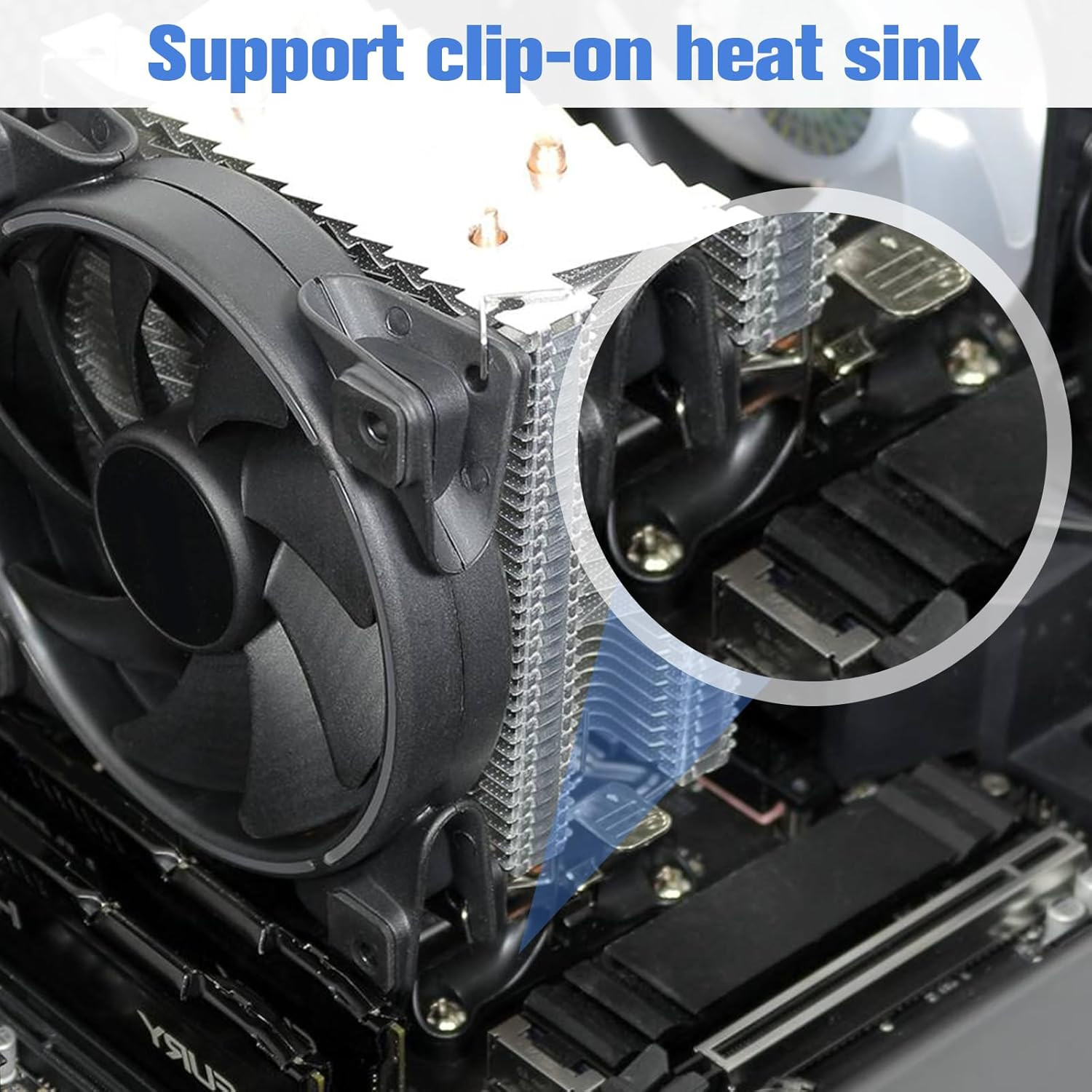 4 PCS AM5 CPU Bracket AM5 Motherboard CPU Cooler Fan Bracket, Desktop Compute...