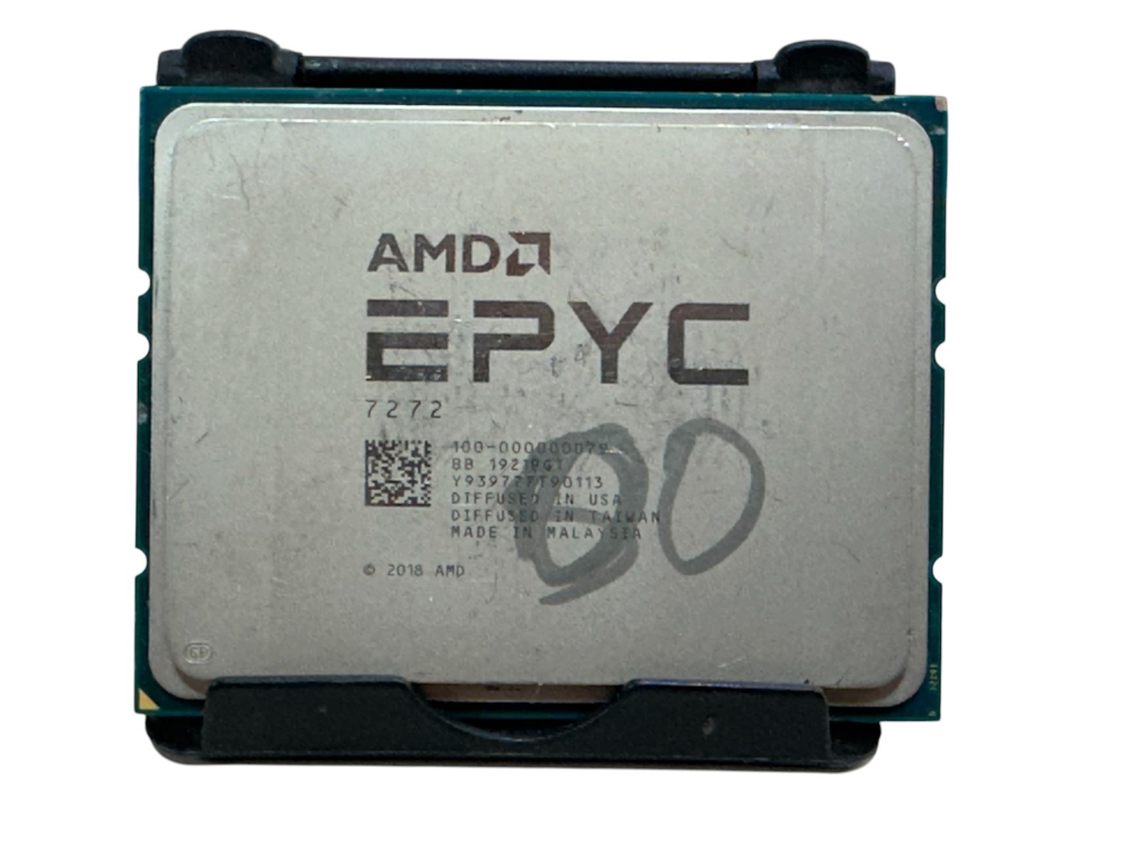 AMD EPYC 7272 100-000000079 2.9GHz 12 CORE 64MB SP3 CPU PROCESSOR - AS IS